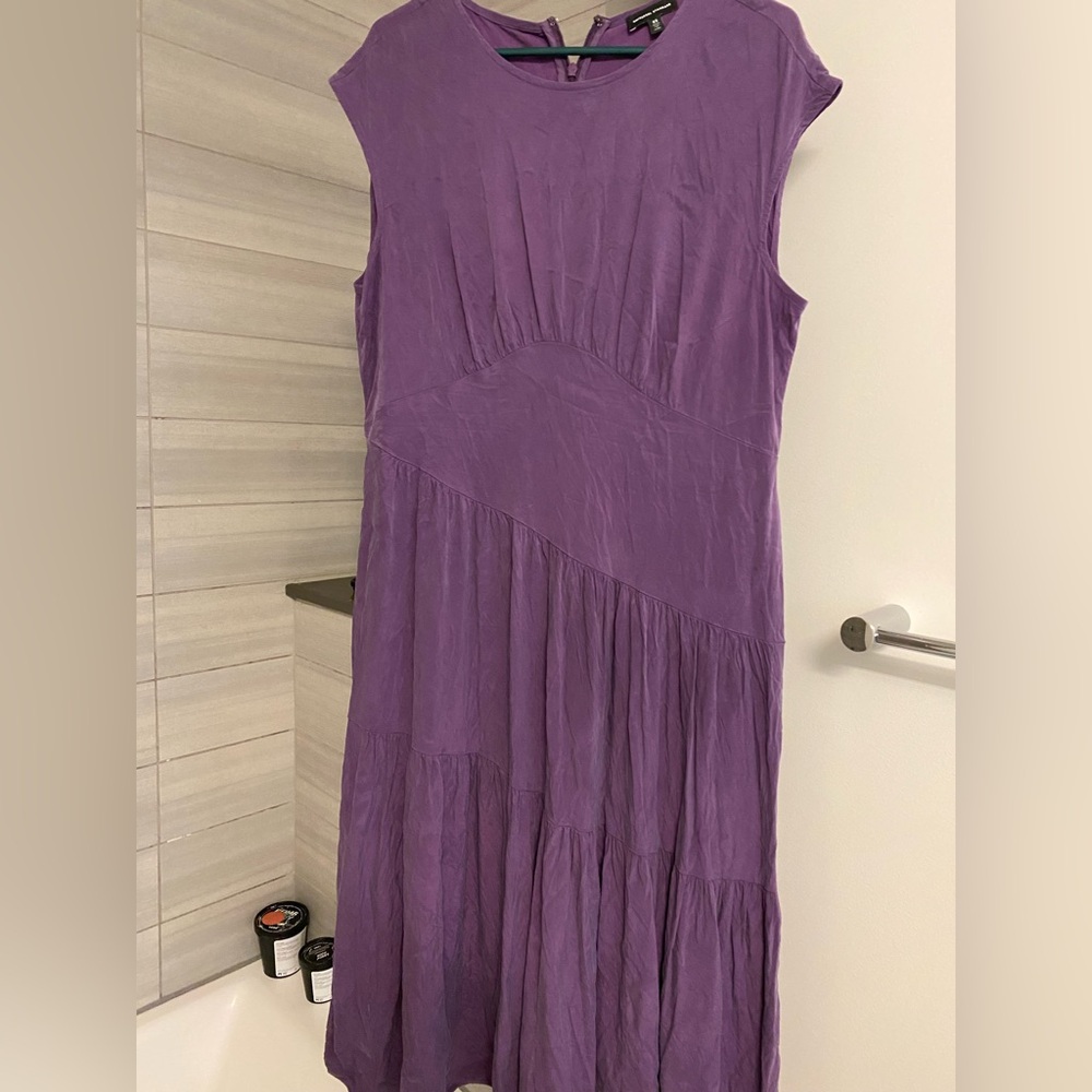 Universal Standard Purple Midi Dress